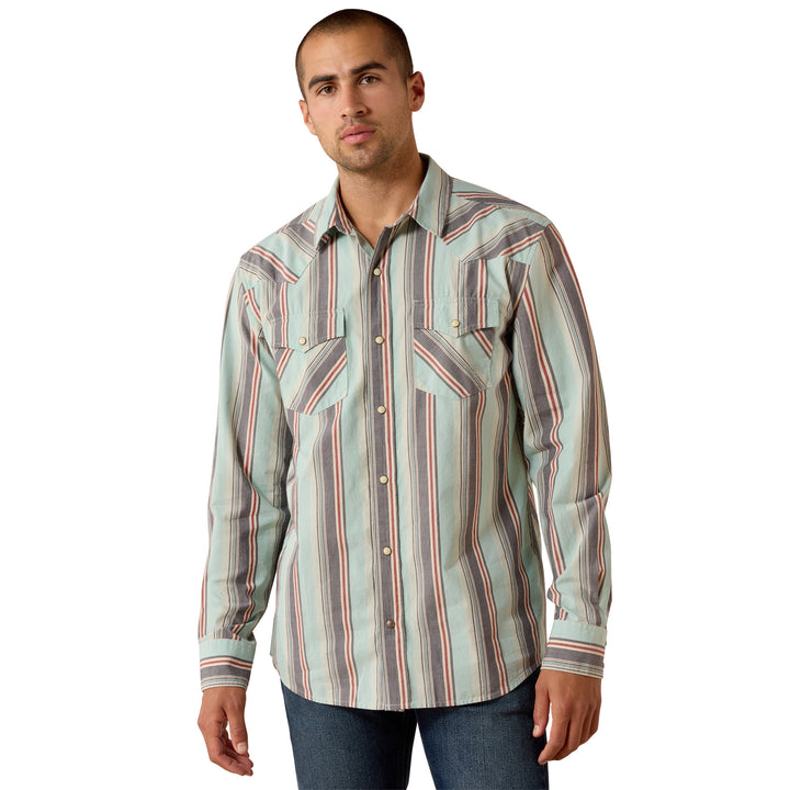 Ariat Mens Retro Hesperus Fitted Snap Shirt