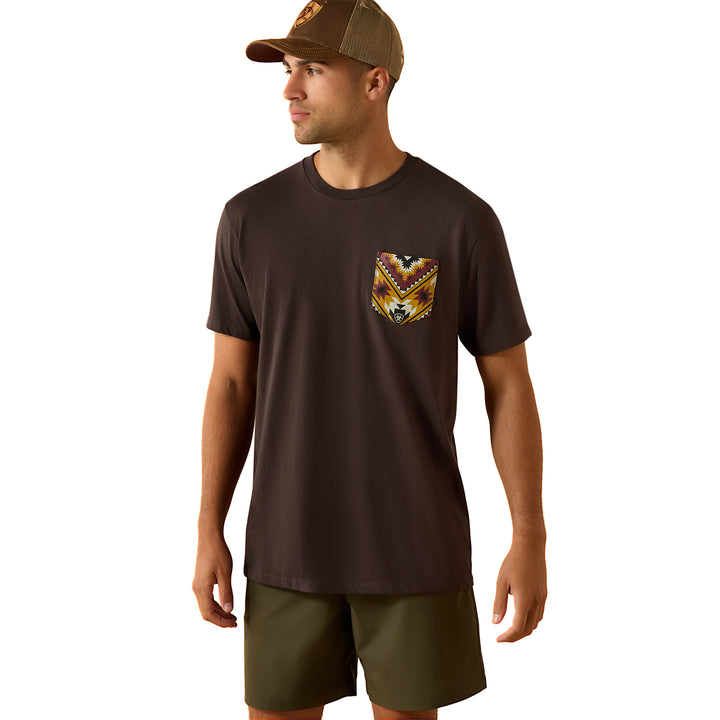 Ariat Mens Southwest Longest Horn Classic Fit T-Shirt