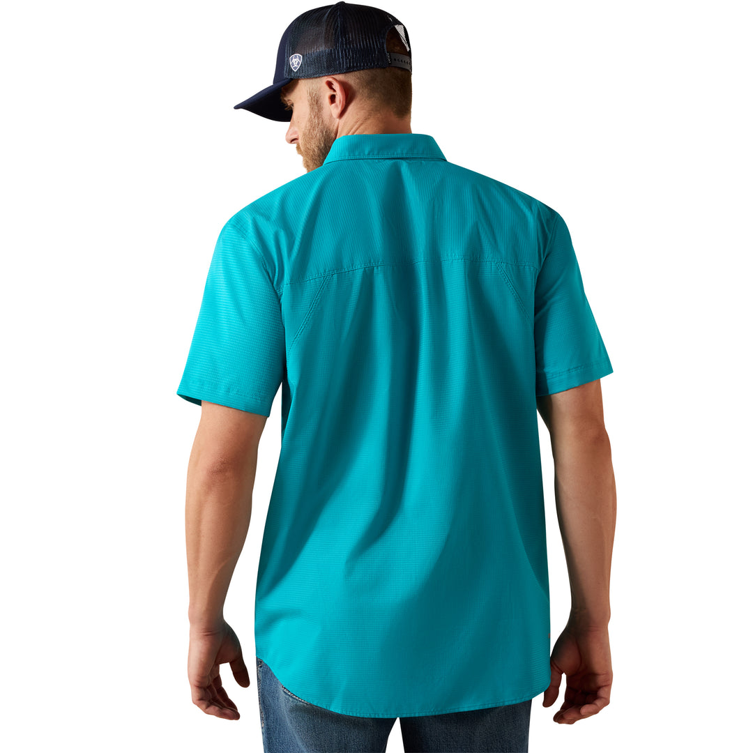 Ariat Mens Miami Blue 360 Airflow Classic Fit Shirt