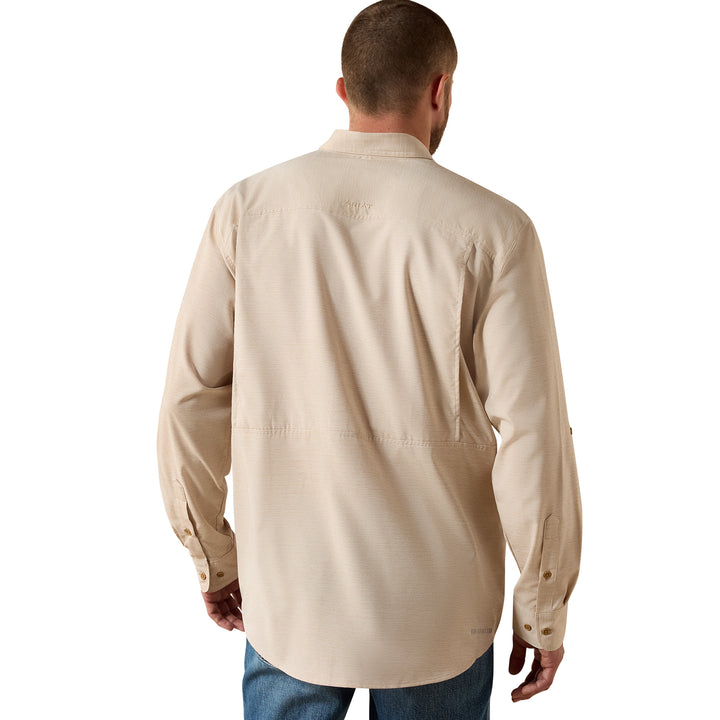 Ariat Mens Tan Heather VentTEK Outbound Classic Fit Shirt
