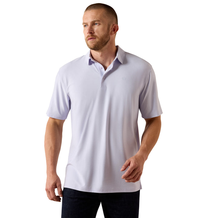 Ariat Mens Purple Charger 2.0 Polo