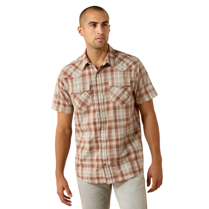 Ariat Mens Retro Hilliard Fitted Snap Shirt