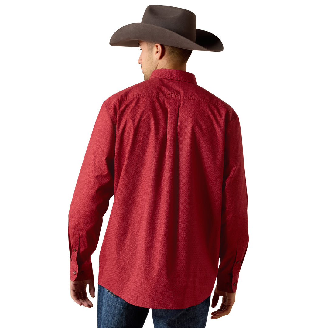 Ariat Mens Brick Red Tito Classic Fit Shirt