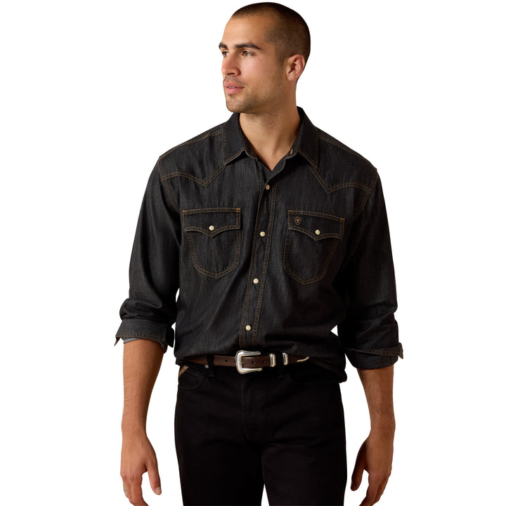 Ariat Mens Retro Halford Fitted Snap Shirt