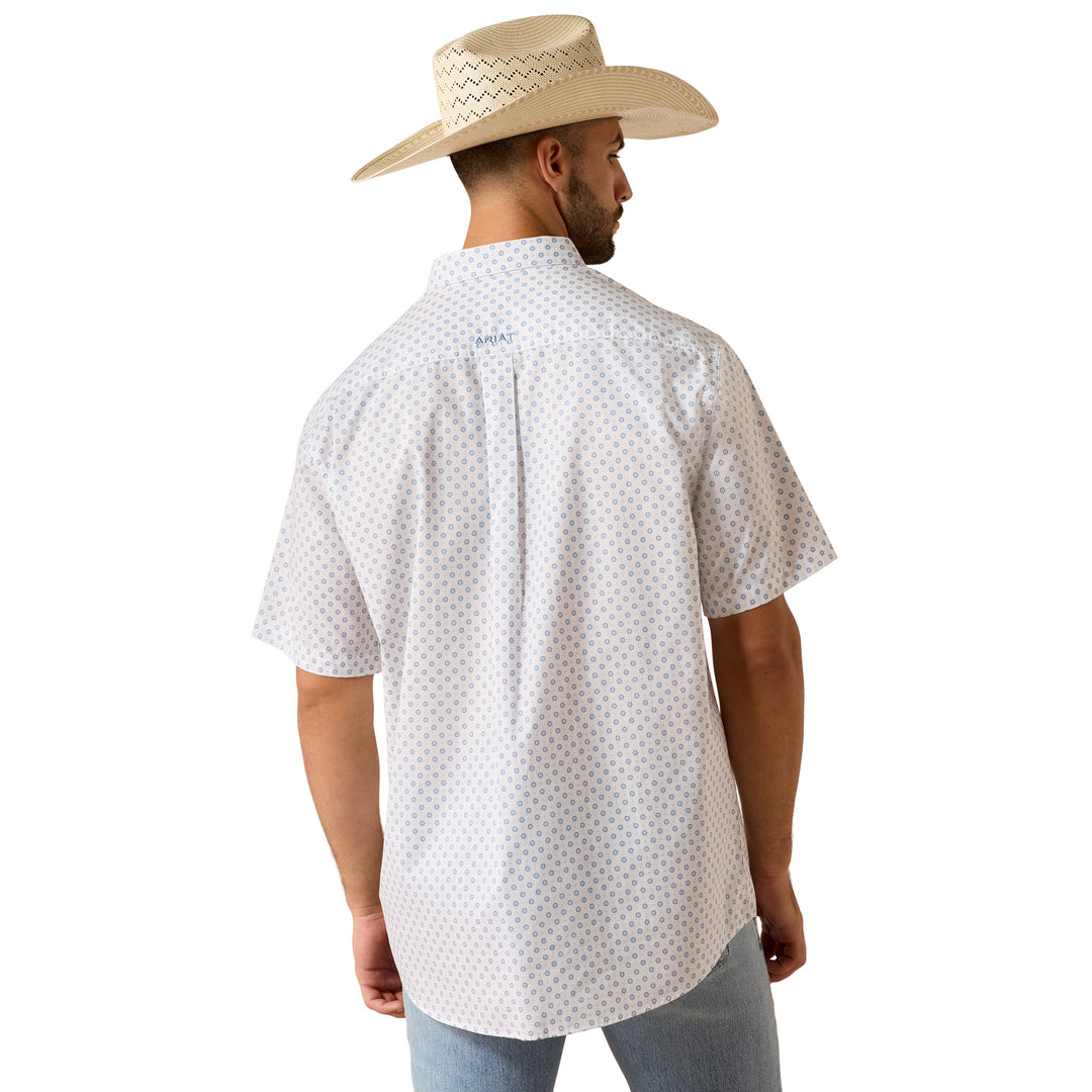 Ariat Mens White Tenzin Classic Fit Shirt