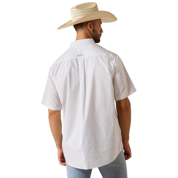 Ariat Mens White Tenzin Classic Fit Shirt