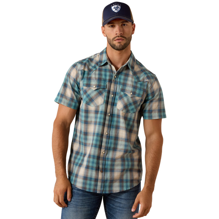 Ariat Mens Retro Halden Fitted Snap Shirt