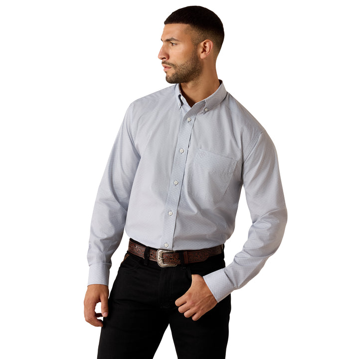 Ariat Mens Wrinkle Free Leandro Classic Fit Shirt