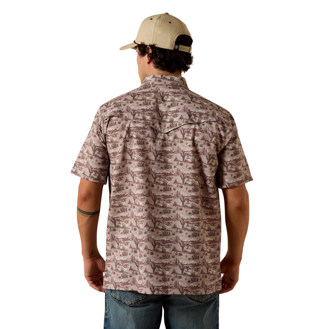 Ariat Mens Printed VentTEK Western Yoke Classic Fit Snap Shirt