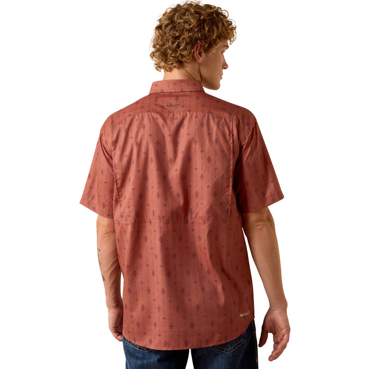 Ariat Mens Copper Printed VentTEK Classic Fit Shirt