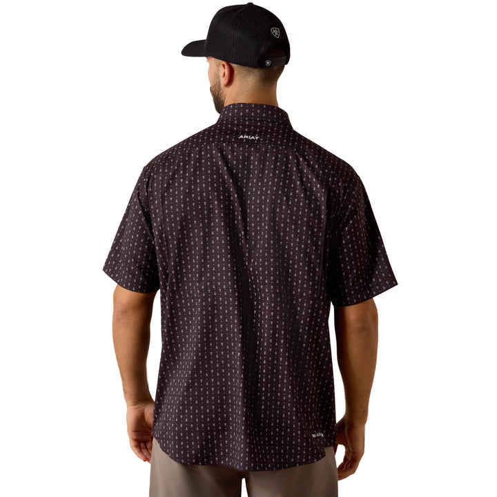 Ariat Mens Black Printed VentTEK Classic Fit Shirt