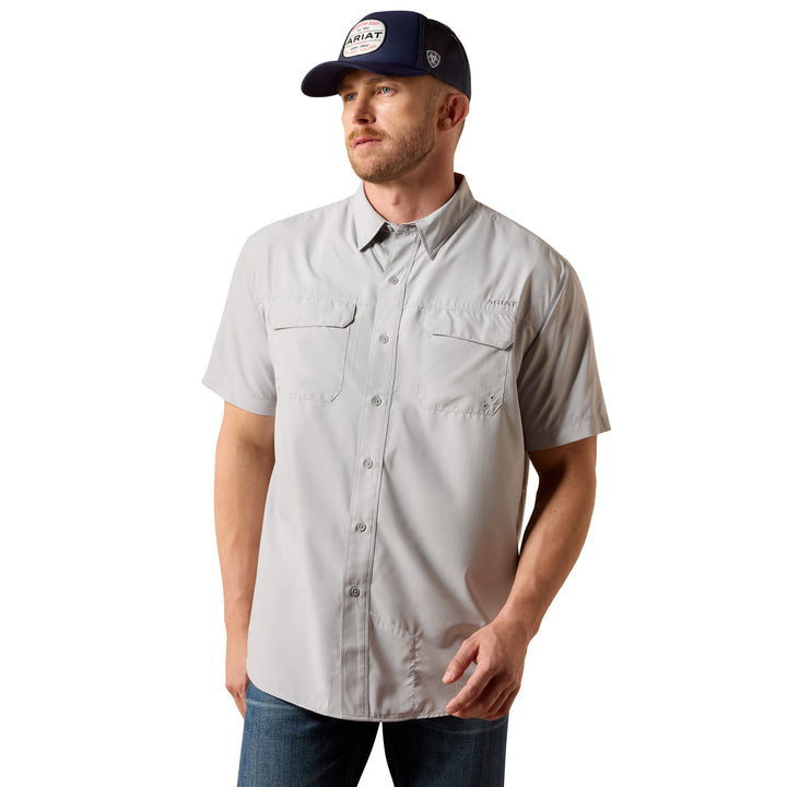 Ariat Mens Grey Outbound Classic Fit Shirt