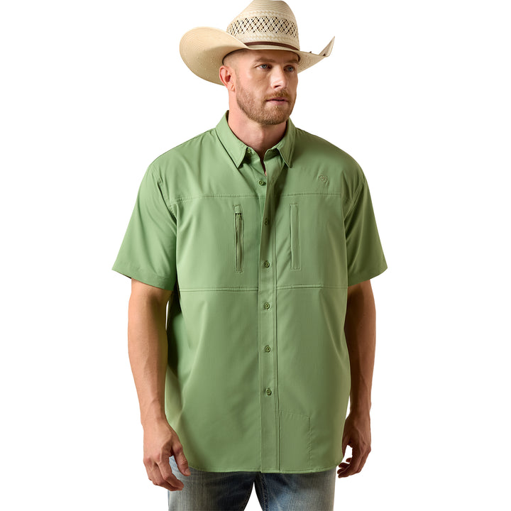 Ariat Mens Green VentTEK Classic Fit Shirt