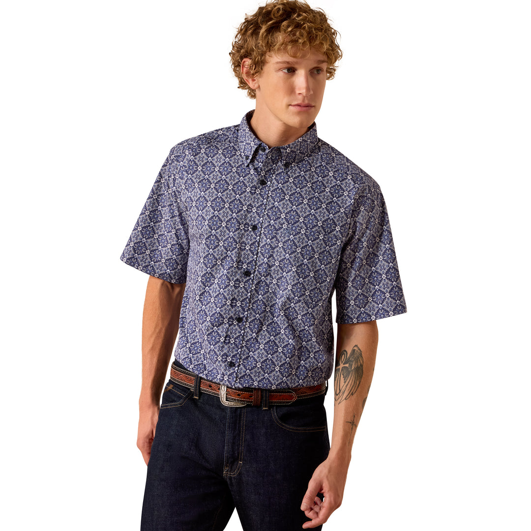 Ariat Mens Blue Bill Classic Fit Shirt
