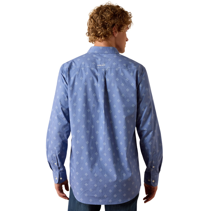 Ariat Mens Byrd Fitted Long Sleeve Shirt