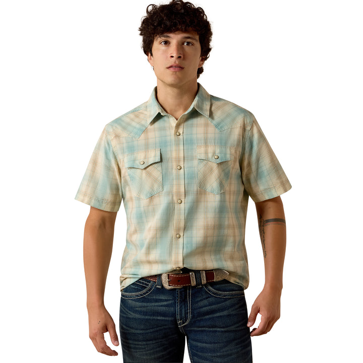 Ariat Mens Retro Hartman Fitted Snap Shirt
