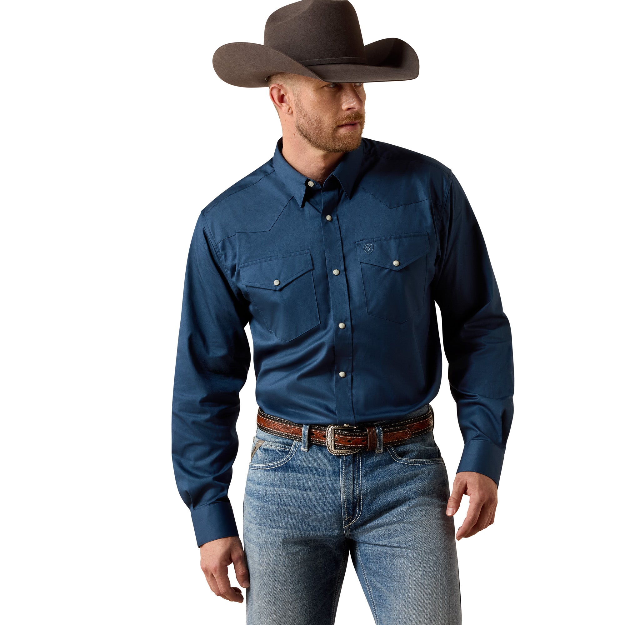Ariat Mens Key Largo Lightweight Twill Classic Fit Shirt – Texas
