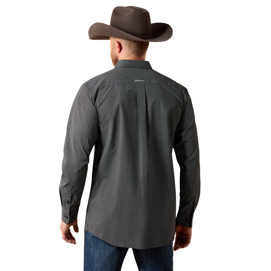 Ariat Mens Black Team Dariel Fitted Shirt