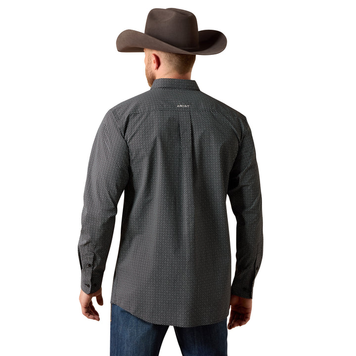 Ariat Mens Black Team Dariel Fitted Shirt