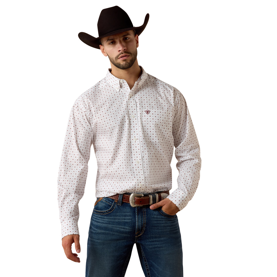Ariat Mens Wrinkle Free Waverly Classic Fit Shirt