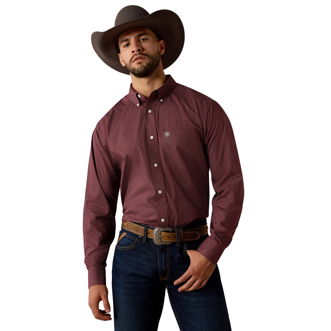 Ariat Mens Wrinkle Free Wrenly Classic Fit Shirt