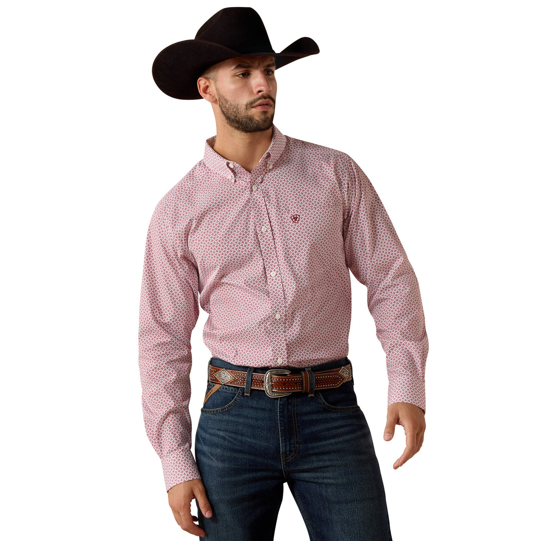 Ariat Mens Wrinkle Free Wilde Fitted Shirt
