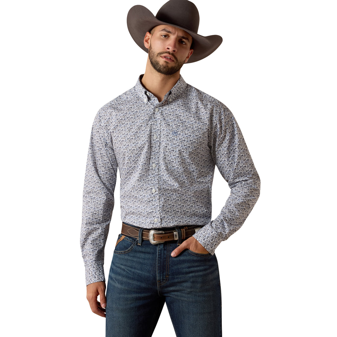 Ariat Mens Wrinkle Free Weaver Fitted Shirt