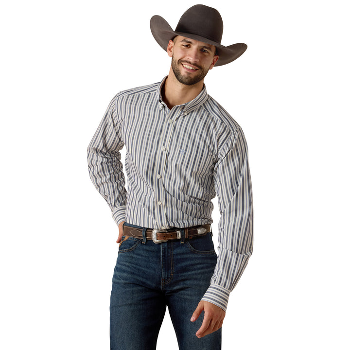 Ariat Mens Wrinkle Free Wickham Fitted Shirt