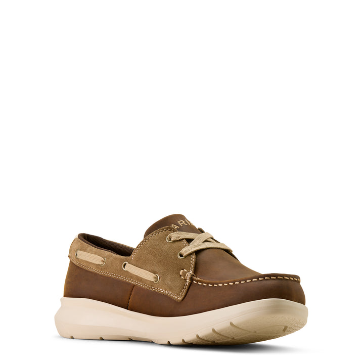 Ariat Mens Distressed Brown Hilo Shore Shoes