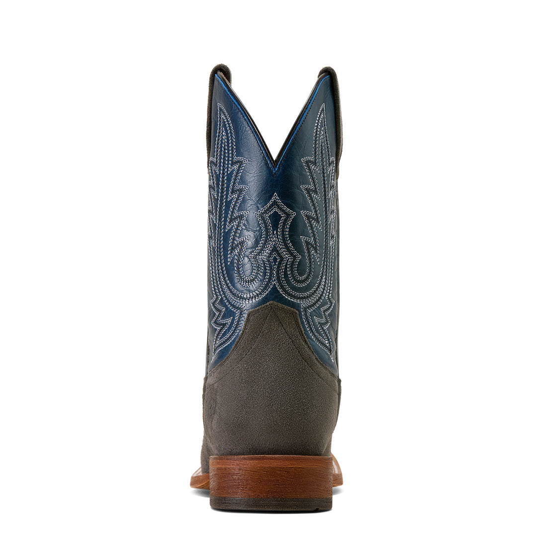 Ariat Mens Iron Grey County Roads Wide Square Toe Cowboy Boots