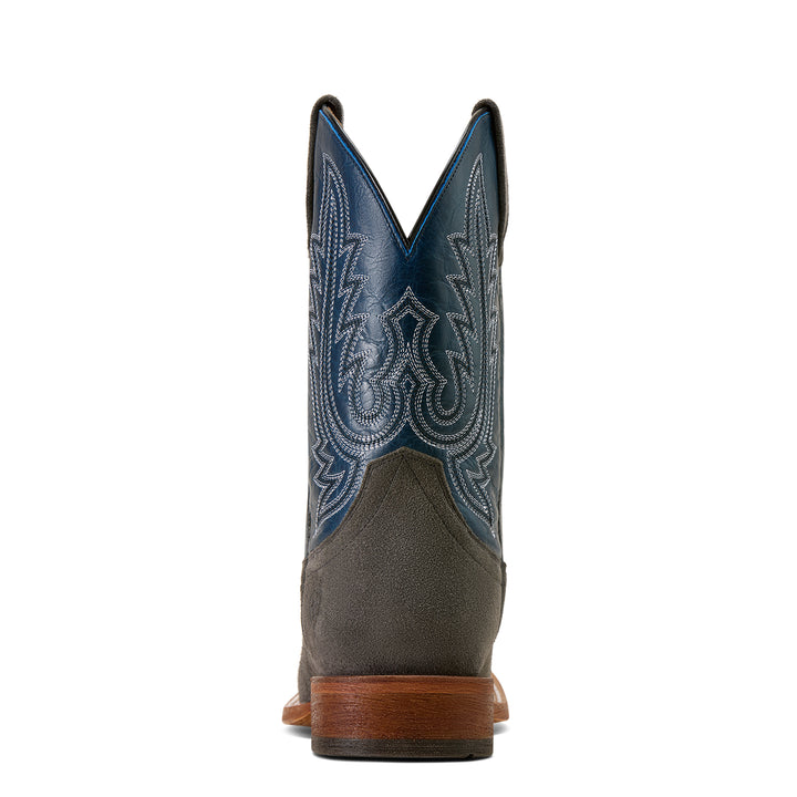 Ariat Mens Iron Grey County Roads Wide Square Toe Cowboy Boots