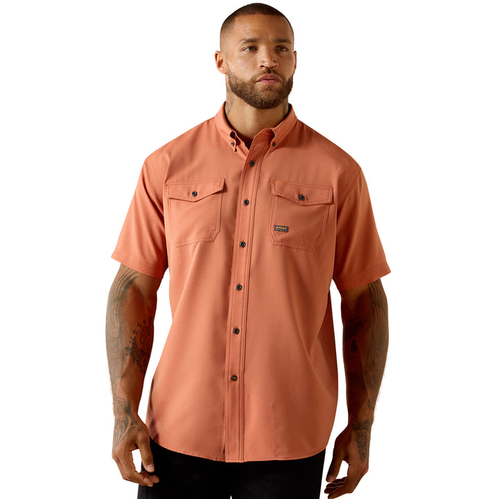 Ariat Mens Brick Rebar Made Tough VentTEK DuraStretch Work Shirt