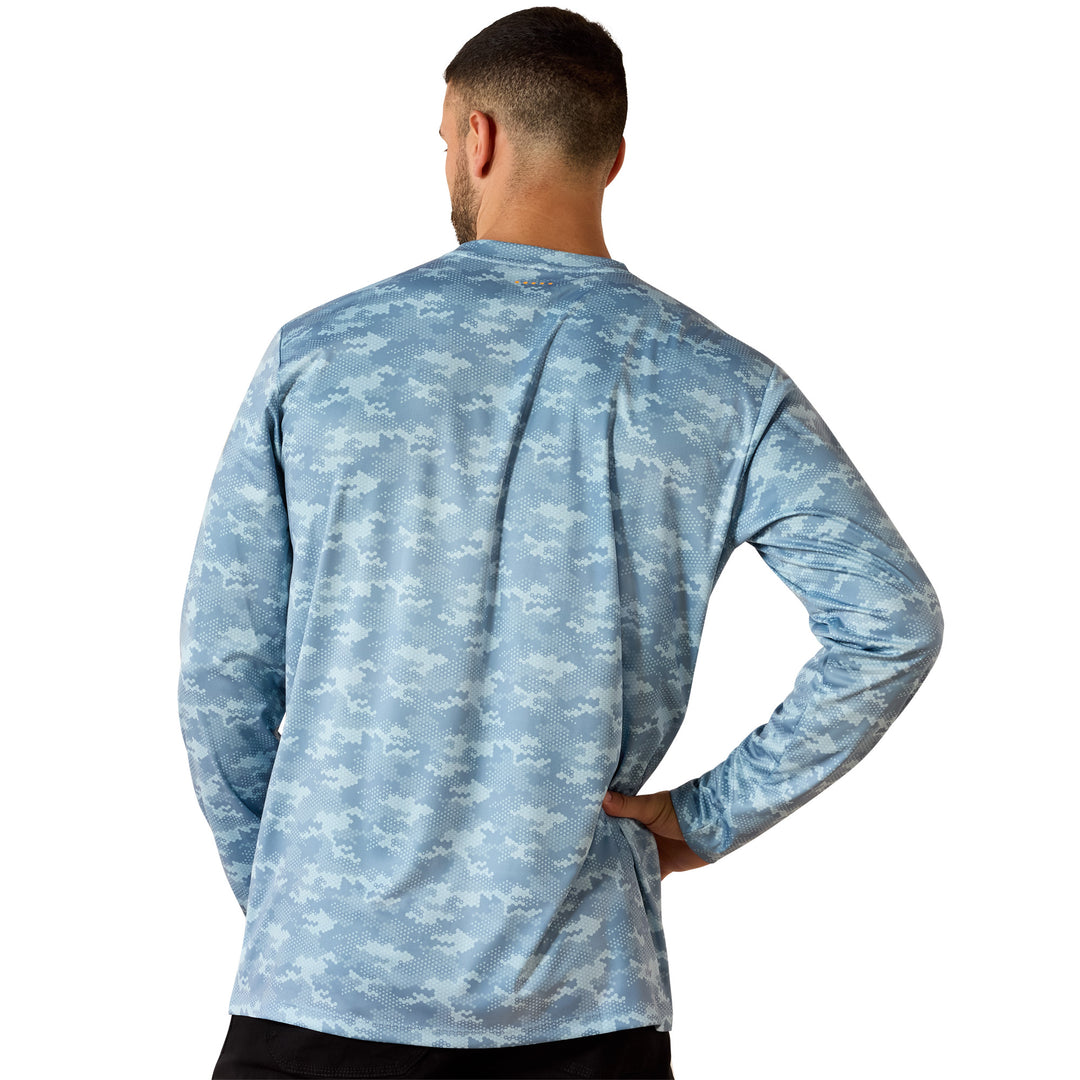 Ariat Mens Rebar Sunblocker Printed Long Sleeve T-Shirt