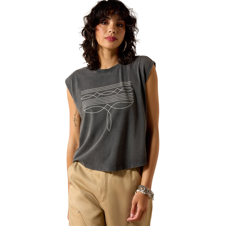 Ariat Womens Dallas Cropped T-Shirt