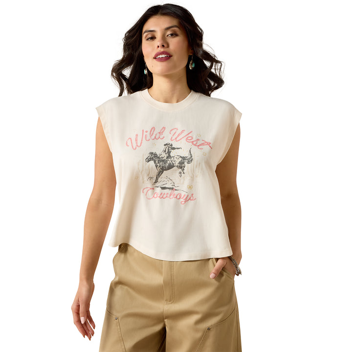 Ariat Womens Wild West Cropped T-Shirt