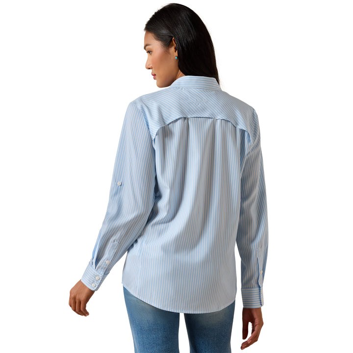 Ariat Womens Blue Stripe VentTEK Shirt