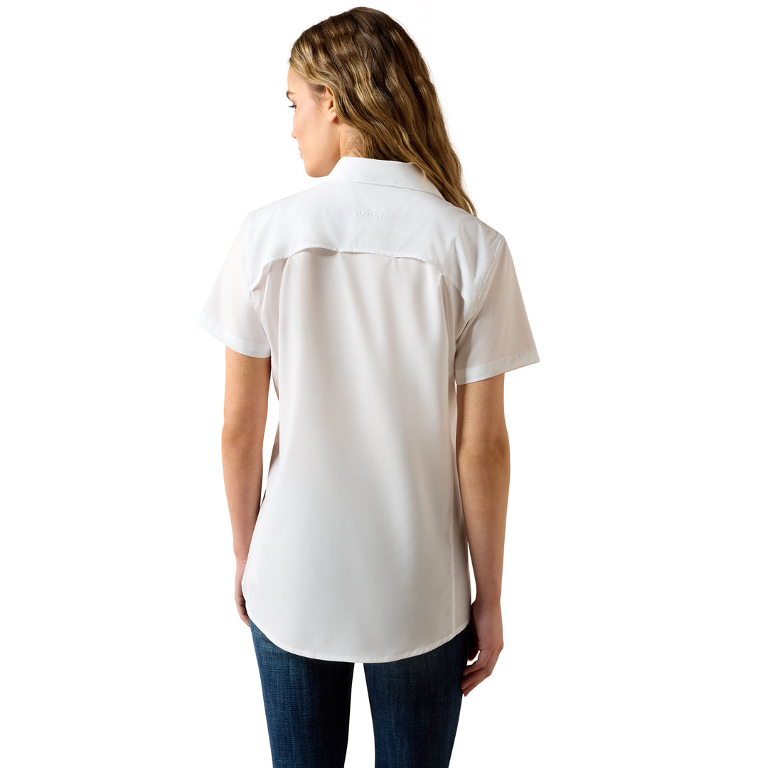 Ariat Womens White VentTEK Short Sleeve Shirt