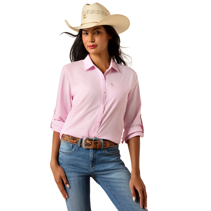 Ariat Womens Pink VentTEK Long Sleeve Shirt