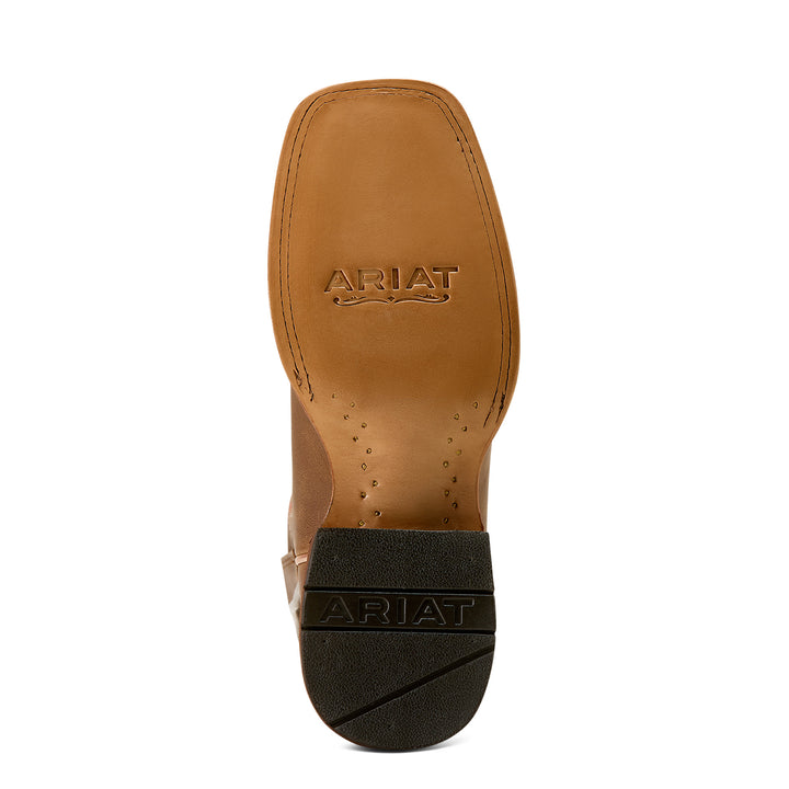 Ariat Womens Tan County Lane Wide Square Toe Western Boots