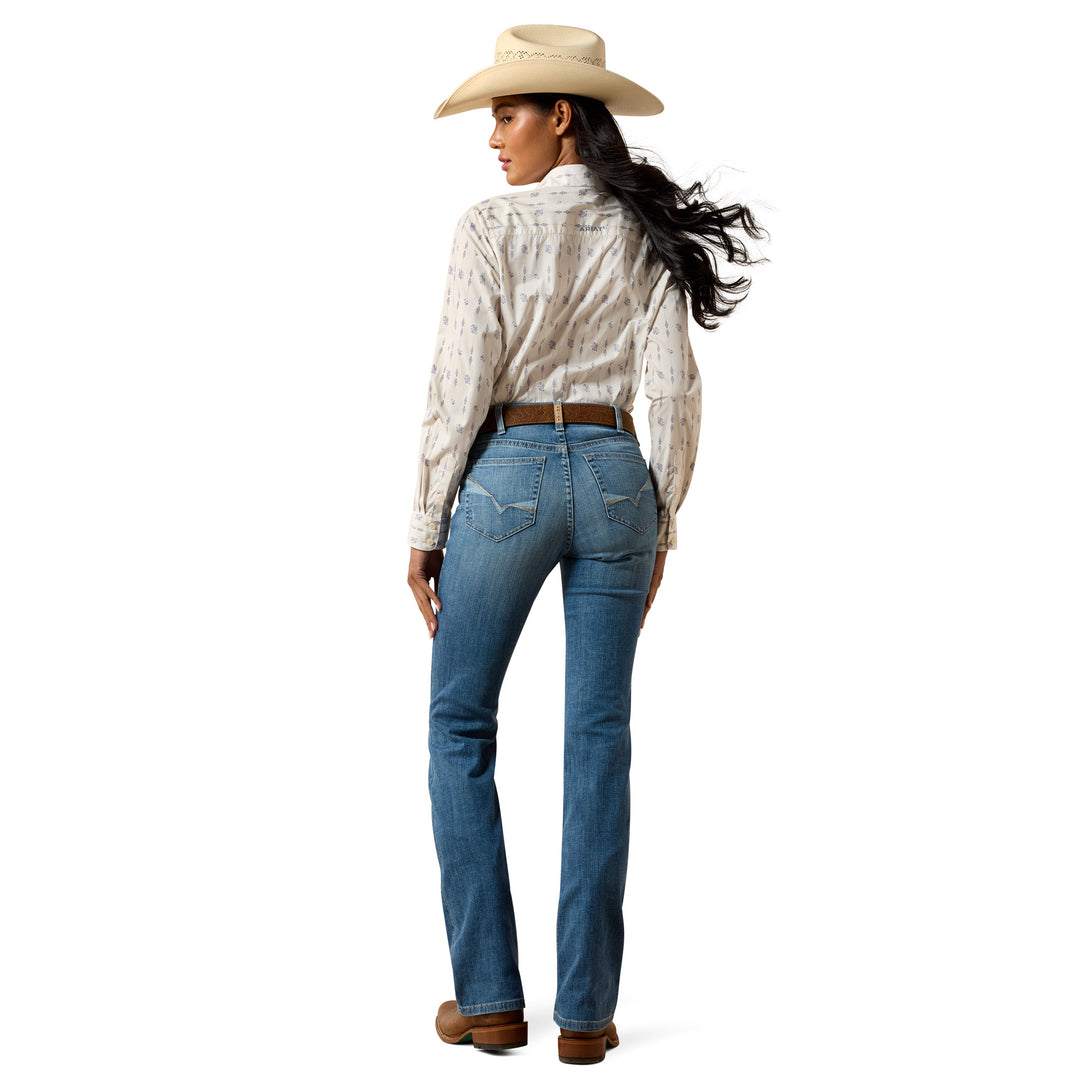 Ariat Womens High Rise Lyra Boot Cut Jeans