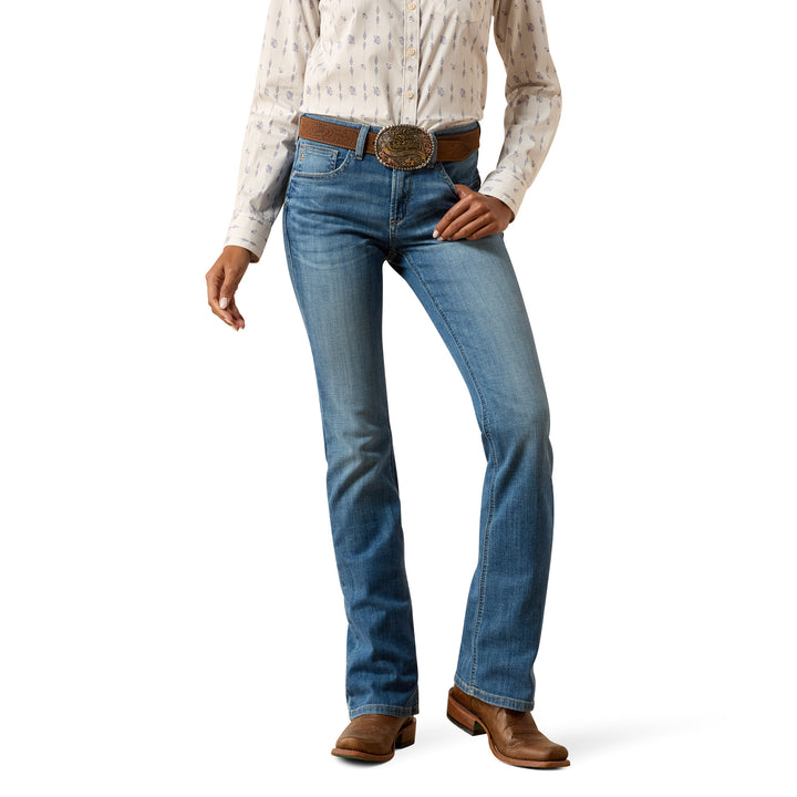 Ariat Womens High Rise Lyra Boot Cut Jeans