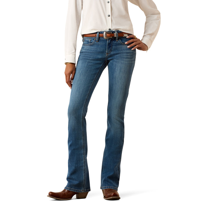 Ariat Womens Mid Rise Esti Boot Cut Jeans