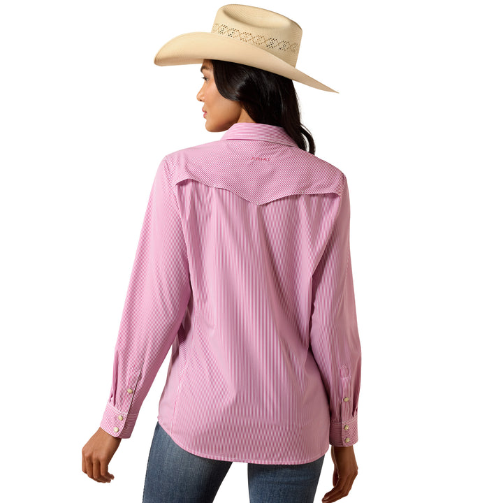 Ariat Womens Rose Stripe Western VentTEK Shirt