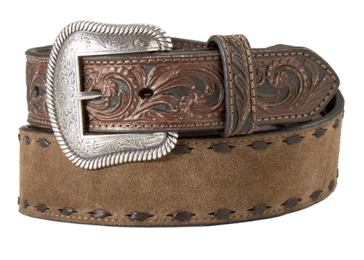 Mens Rough Tan Billet Belt