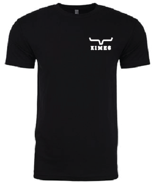 Kimes Ranch Mens Black Heavy Text T-Shirt