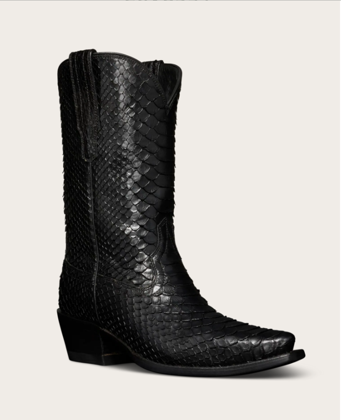 Tecovas Ladies Savannah Midnight Python