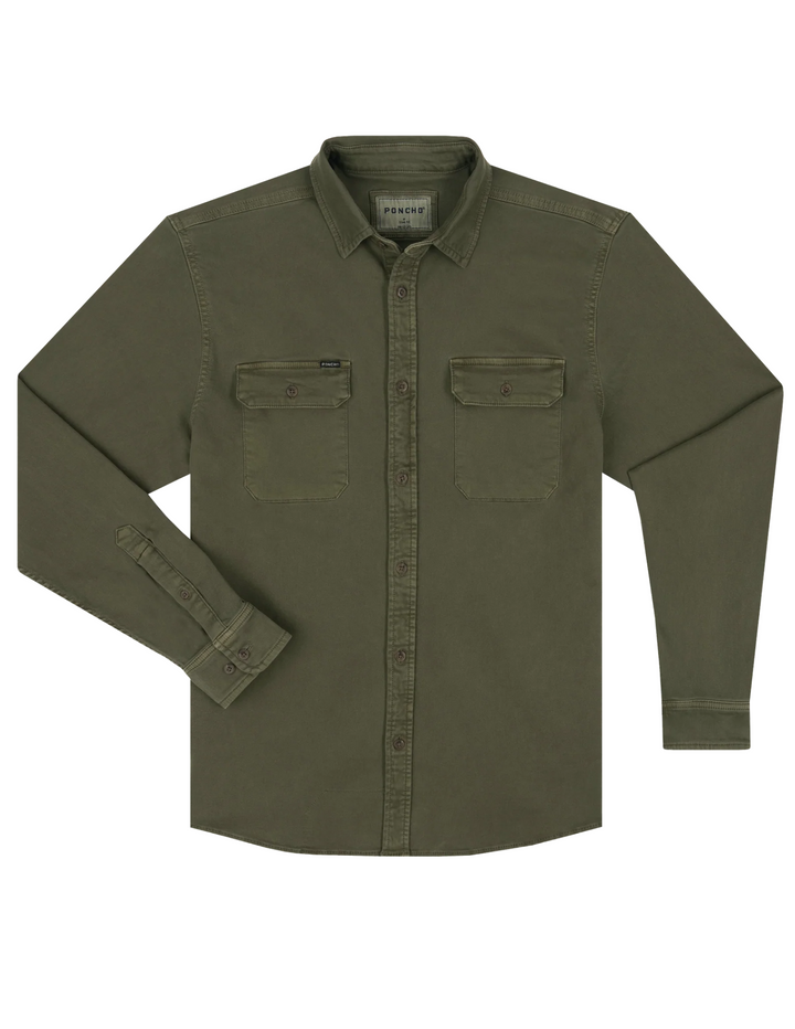 Poncho Mens The Buck Snort Long Sleeve Shirt