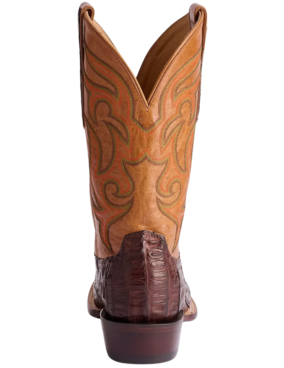 Lucchese Mens Chocolate Hendrik Exotic Caiman Boots