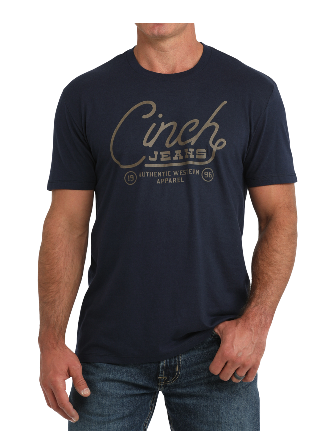 Cinch Mens Navy Graphic T-Shirt