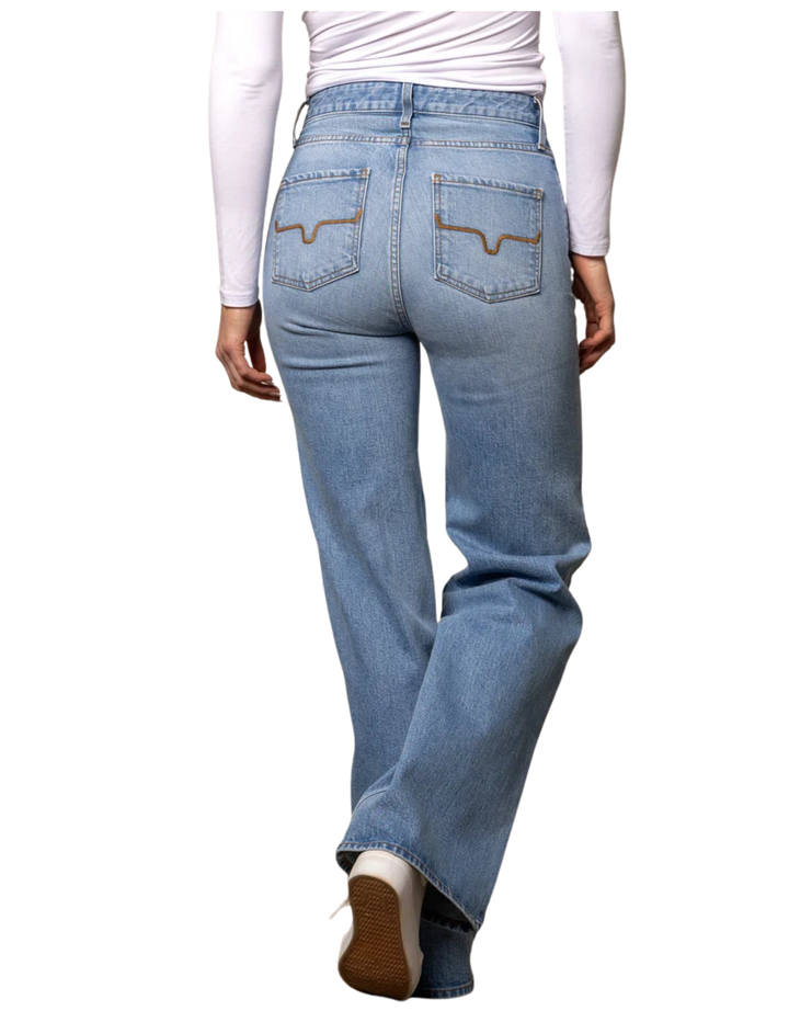 Kimes Ranch Womens Zoey Light Wash High Rise Jeans